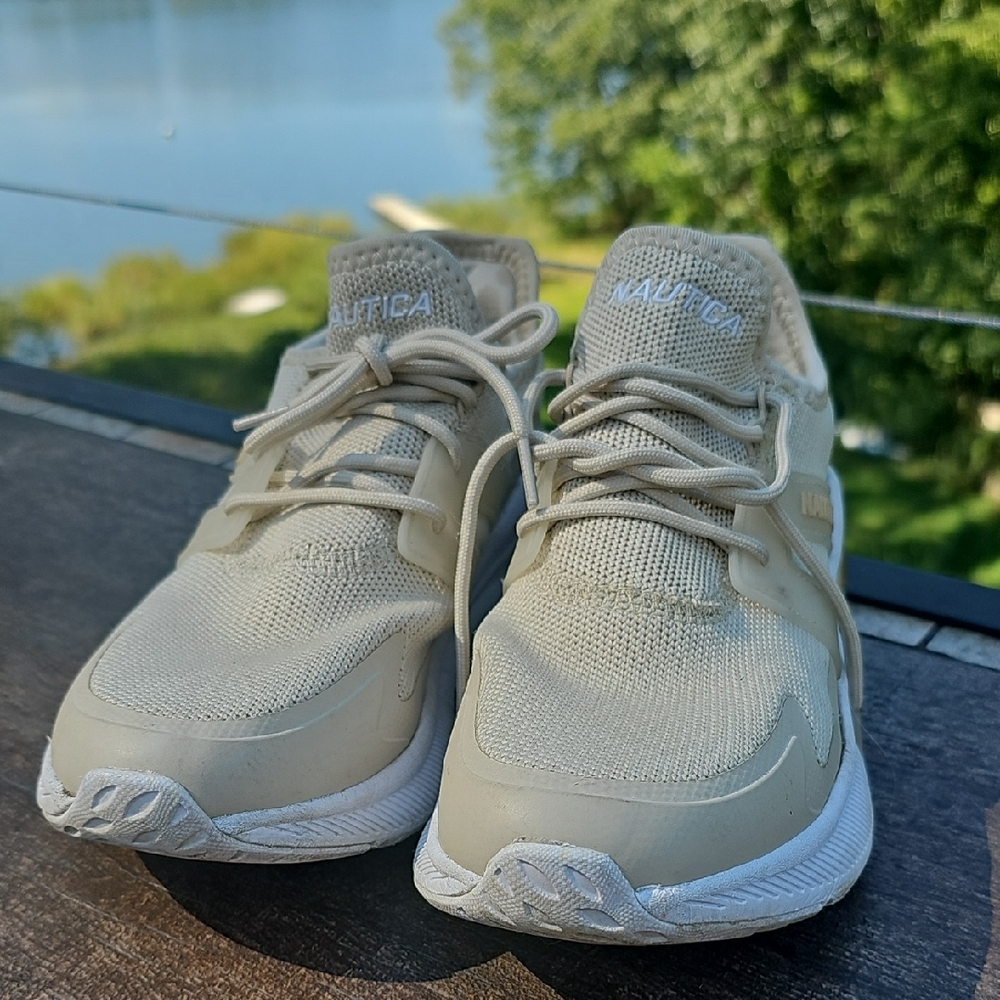 Nautica Cream Sneakers for Women